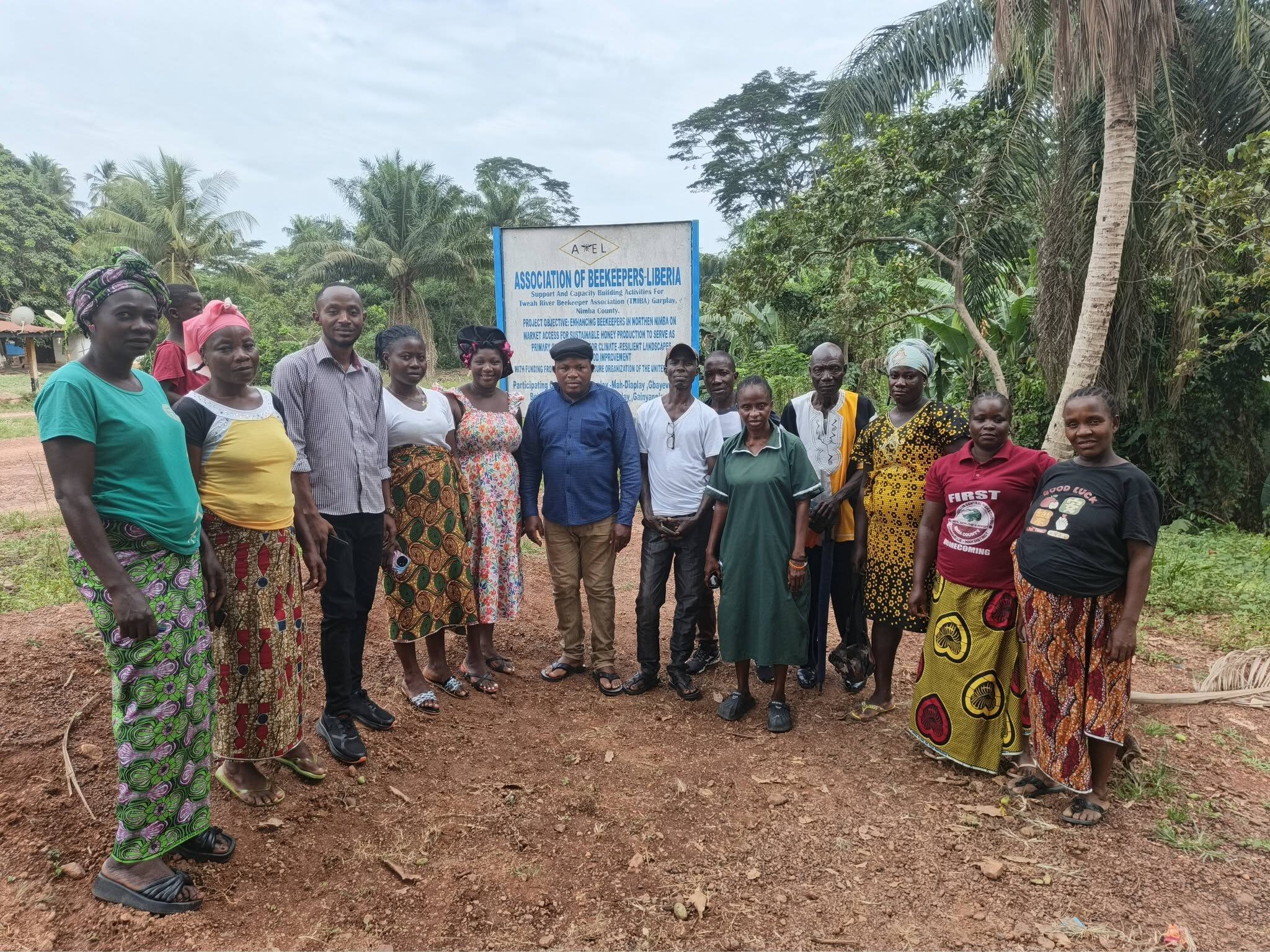 Forest and farm producer community members in Liberia
